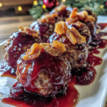 How to make Cranberry Bourbon Bacon Meatballs — cooking process step