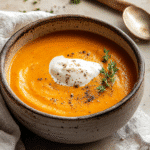 How to make Creamy Harvest Pumpkin Soup — cooking process step
