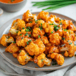 How to make Crispy Air Fryer Buffalo Cauliflower — cooking process step