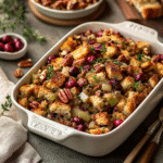 How to make Festive Cranberry Pecan Stuffing — cooking process step