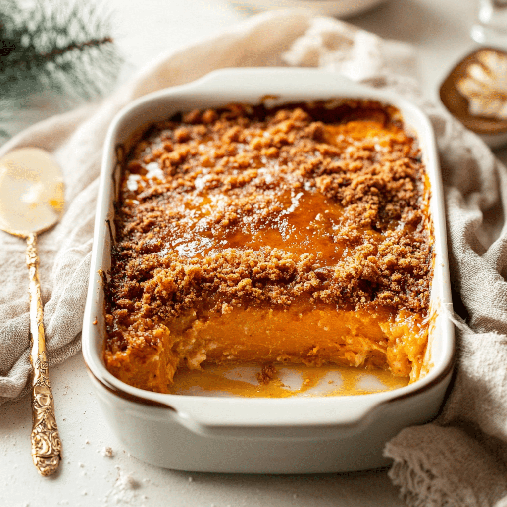 Festive Maple Glazed Sweet Potato Casserole — refined comfort food photo