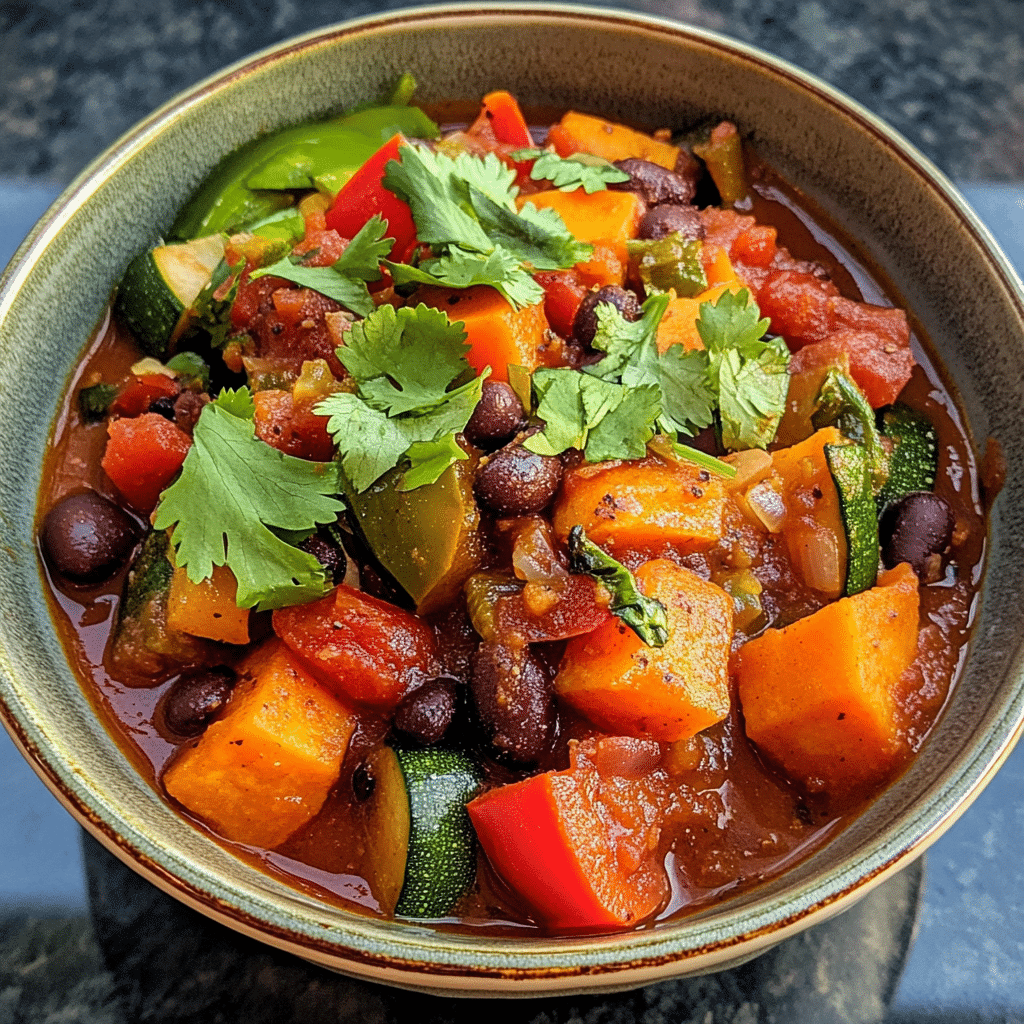 Hearty Harvest Vegetable Chili — refined comfort food photo