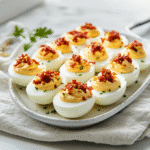 How to make Honey Bacon Epic Loaded Deviled Eggs Sharp Cheddar Sensation — cooking process step