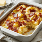 How to make Maple Bacon Cheddar Potato Bake — cooking process step