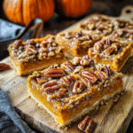 How to make Maple Pecan Pumpkin Pie Bars — cooking process step