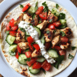 How to make Mediterranean Chicken Wraps — cooking process step