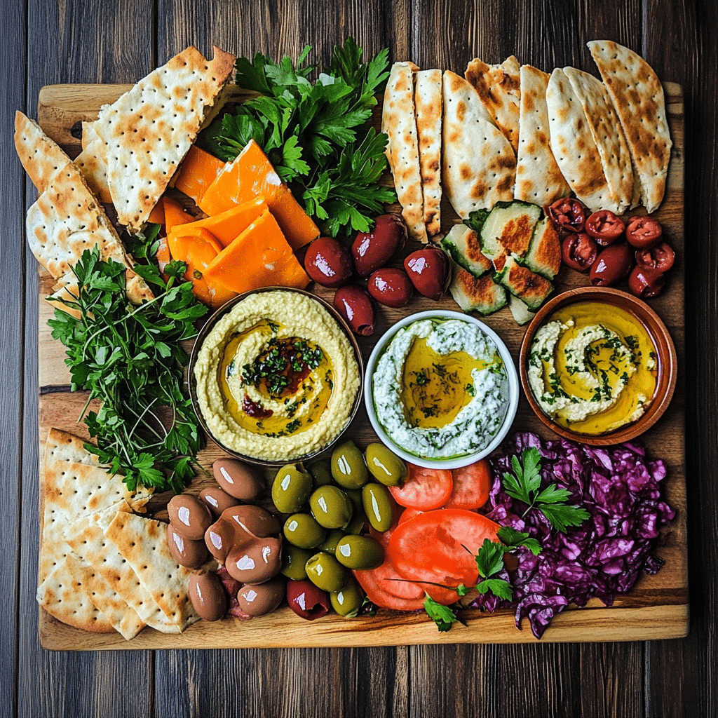 Mediterranean Mezze Brunch Board — refined comfort food photo