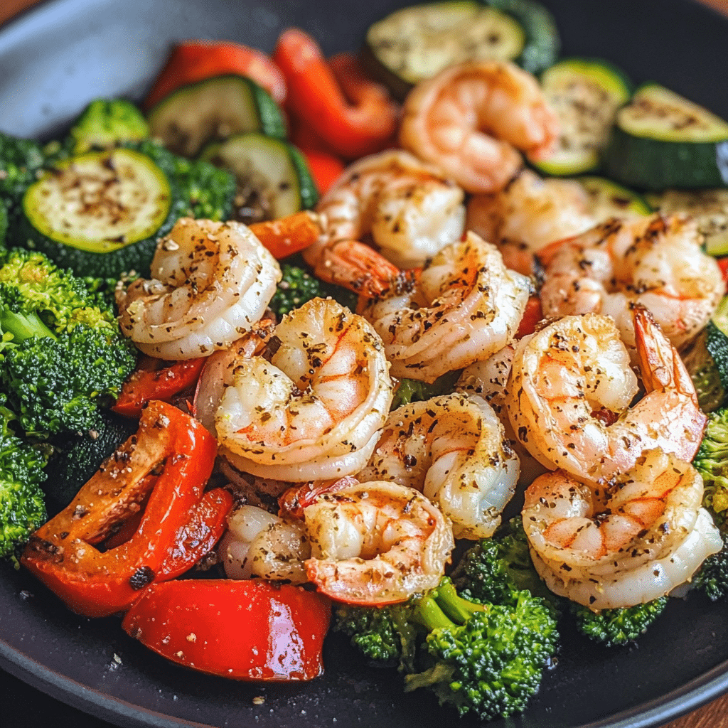 One-Pan Garlic Butter Shrimp and Veggies — refined comfort food photo