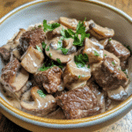 How to make Slow Cooker Comfort Beef Stroganoff — cooking process step