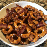 Whiskey Maple Bacon Pretzel Snaps — chef-tested restaurant-quality photo
