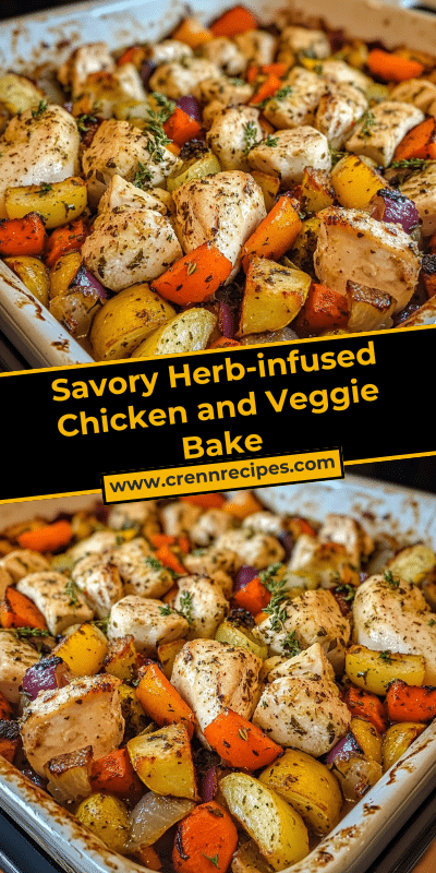 Savory Herb-infused Chicken and Veggie Bake