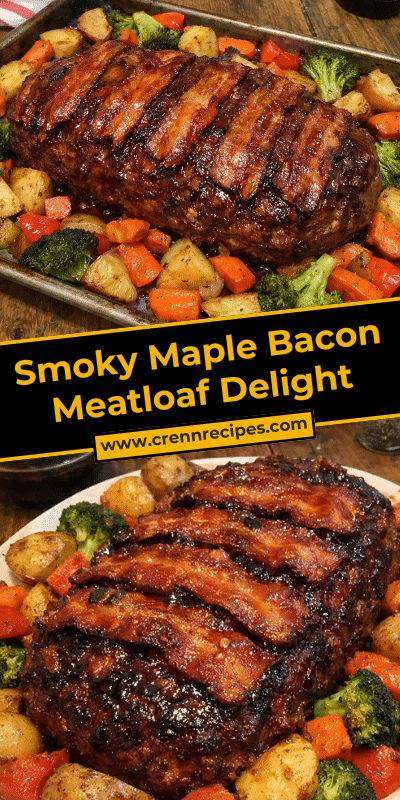 Smoky Maple Bacon Meatloaf Delight