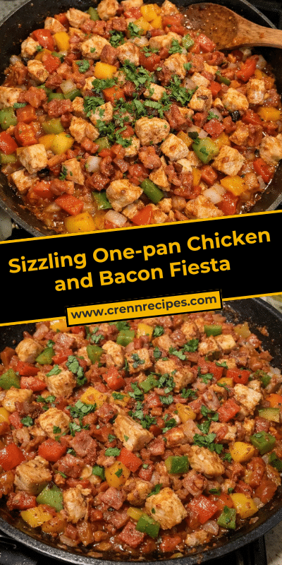 Sizzling One-pan Chicken and Bacon Fiesta