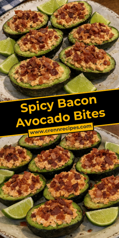 Spicy Bacon Avocado Bites