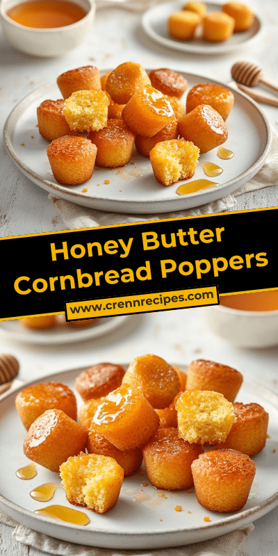 Honey Butter Cornbread Poppers
