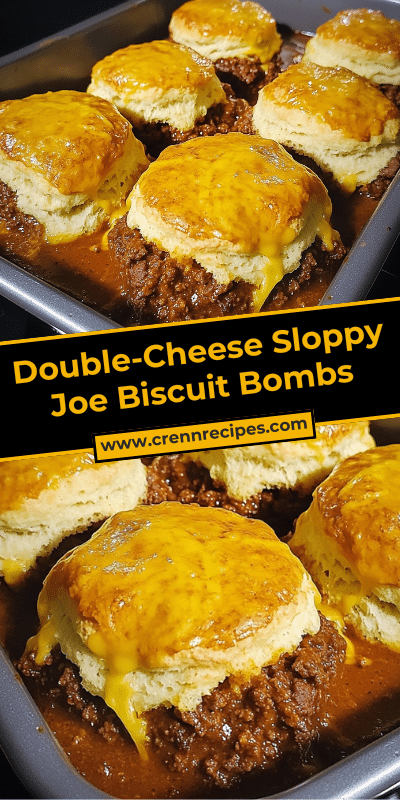 Double-Cheese Sloppy Joe Biscuit Bombs
