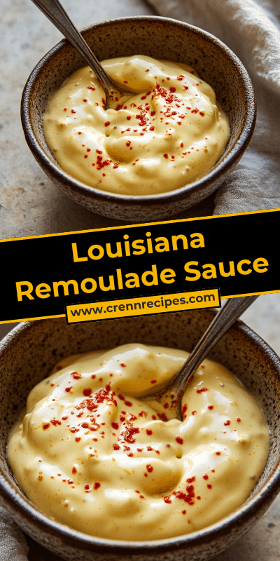 Louisiana Remoulade Sauce