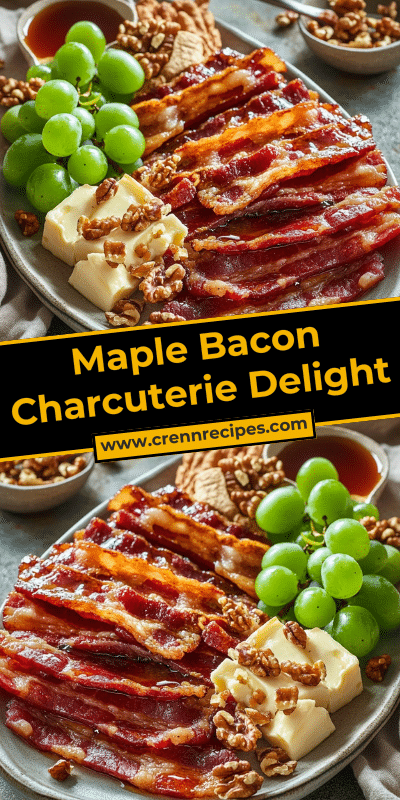 Maple Bacon Charcuterie Delight