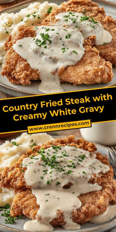 Country Fried Steak with Creamy White Gravy