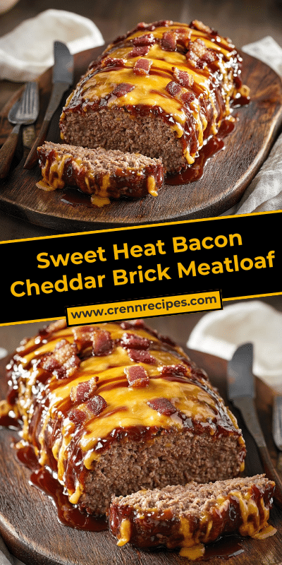 Sweet Heat Bacon Cheddar Brick Meatloaf