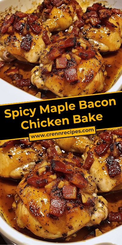 Spicy Maple Bacon Chicken Bake