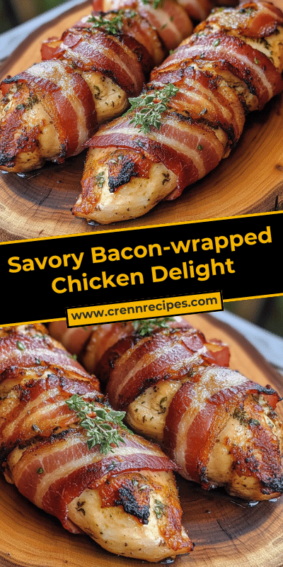 Savory Bacon-wrapped Chicken Delight