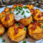 How to make Cheesy Bacon Ranch Potato Bites — key cooking step