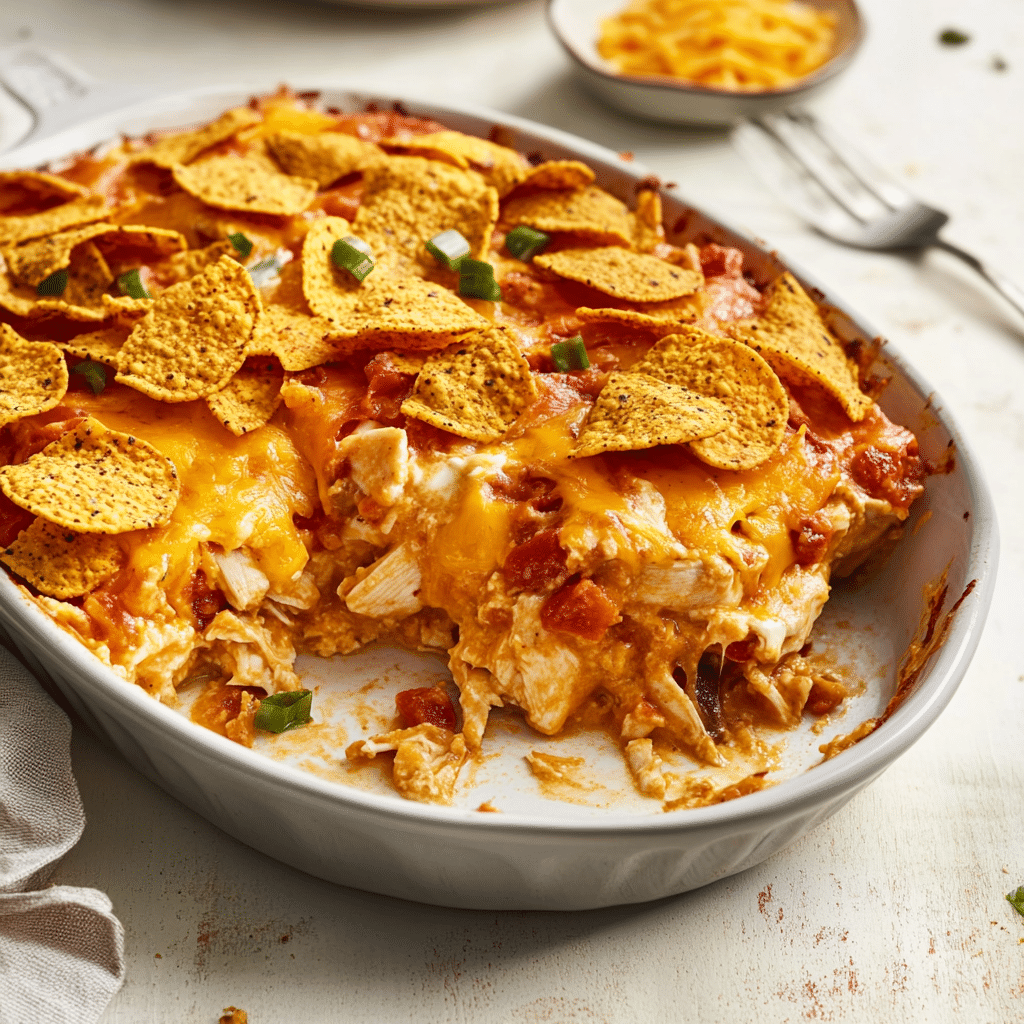 Doritos Casserole with Chicken — refined comfort food photo