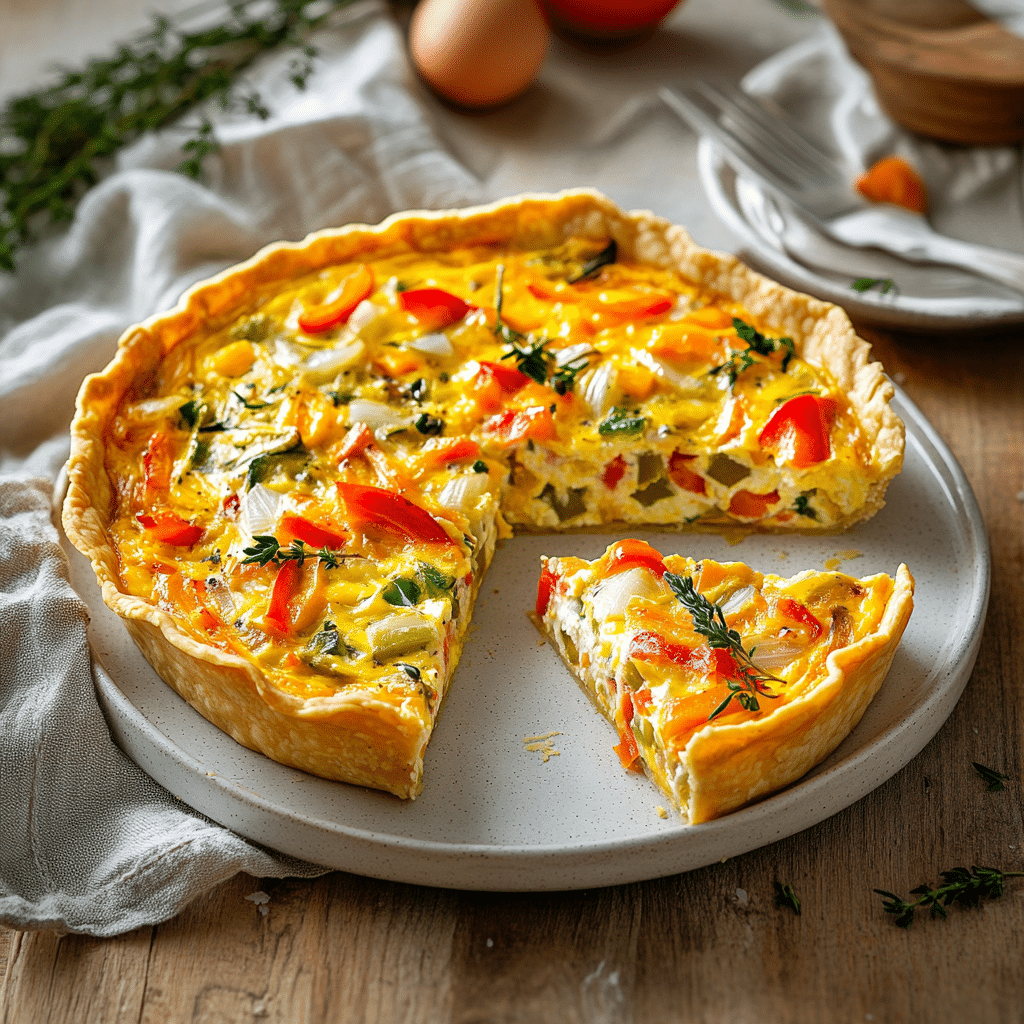 Easy Tortilla Quiche Bake — refined comfort food photo