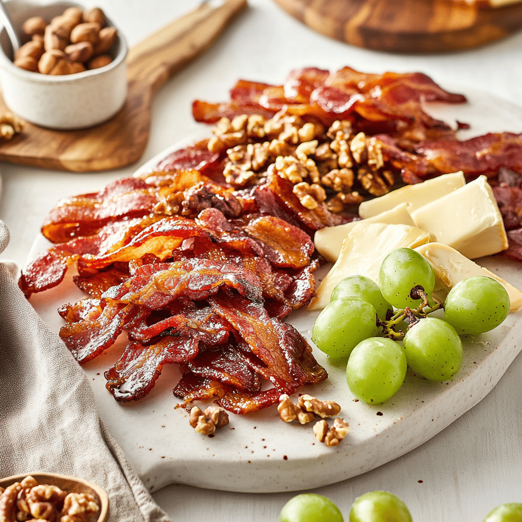 Maple Bacon Charcuterie Delight — refined comfort food photo