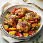 How to make One-Pan Herb-Infused Chicken and Veggies — cooking process step
