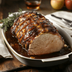 How to make Rustic Apple Cider Bourbon Pork Roast with Burnt Sugar Ridge — cooking process step