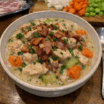 How to make Savory Bacon Ranch Chicken Stew — key cooking step