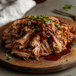 How to make Slow Cooker Bourbon BBQ Pulled Pork — cooking process step