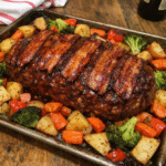 How to make Smoky Maple Bacon Meatloaf Delight — key cooking step