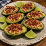 How to make Spicy Bacon Avocado Bites — key cooking step