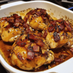 How to make Spicy Maple Bacon Chicken Bake — key cooking step