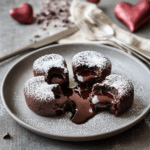 How to make Valentine's Day Chocolate Lava Cakes — cooking process step
