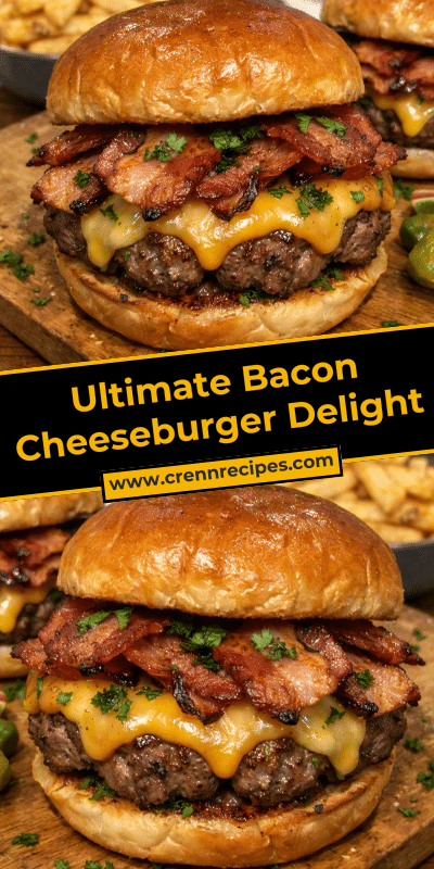 Ultimate Bacon Cheeseburger Delight