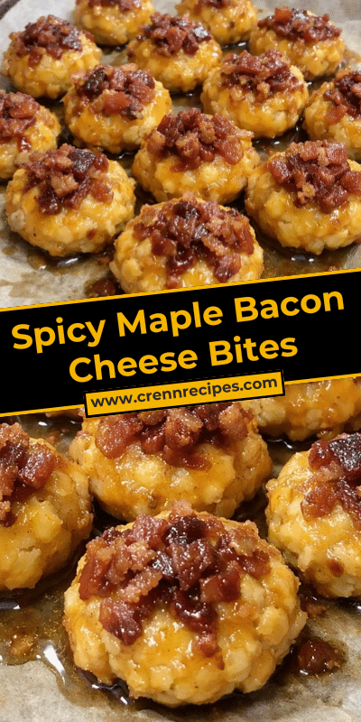 Spicy Maple Bacon Cheese Bites