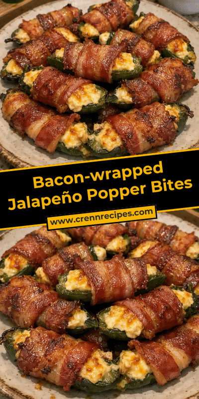 Bacon-wrapped Jalapeño Popper Bites