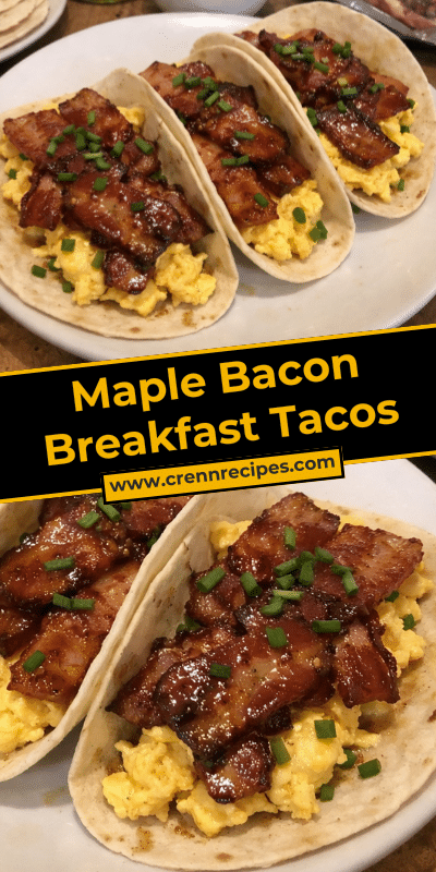 Maple Bacon Breakfast Tacos