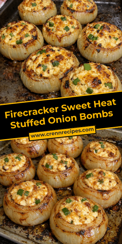 Firecracker Sweet Heat Stuffed Onion Bombs