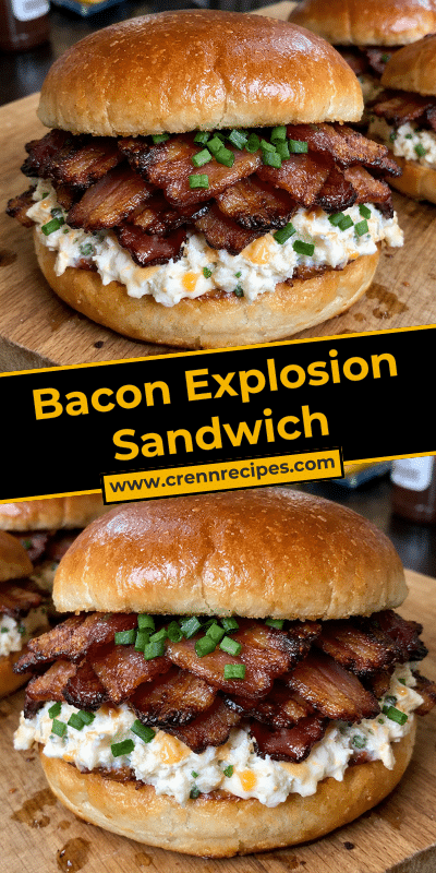 Bacon Explosion Sandwich