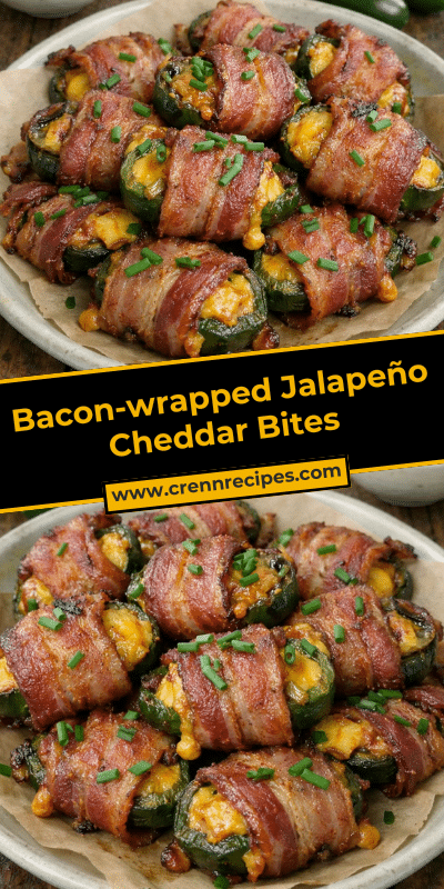 Bacon-wrapped Jalapeño Cheddar Bites