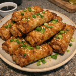 How to make Air Fryer Egg Rolls — key cooking step