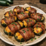 How to make Bacon-wrapped Jalapeño Cheddar Bites — key cooking step