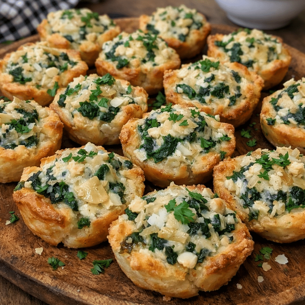 Cheesy Spinach Artichoke Dip Bites — restaurant-quality recipe photo