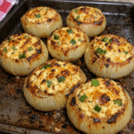 How to make Firecracker Sweet Heat Stuffed Onion Bombs — key cooking step