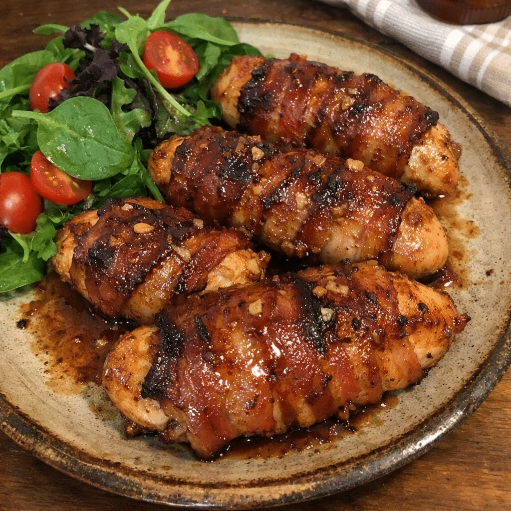 Maple Glazed Bacon-wrapped Chicken Delight — restaurant-quality recipe photo